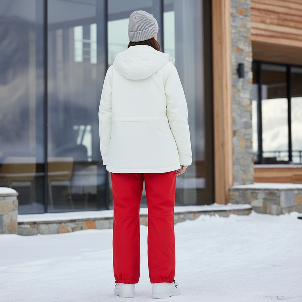 Pantalon De Ski Rouge Ample Imperméable Sport Hiver - Polyester - vue 2