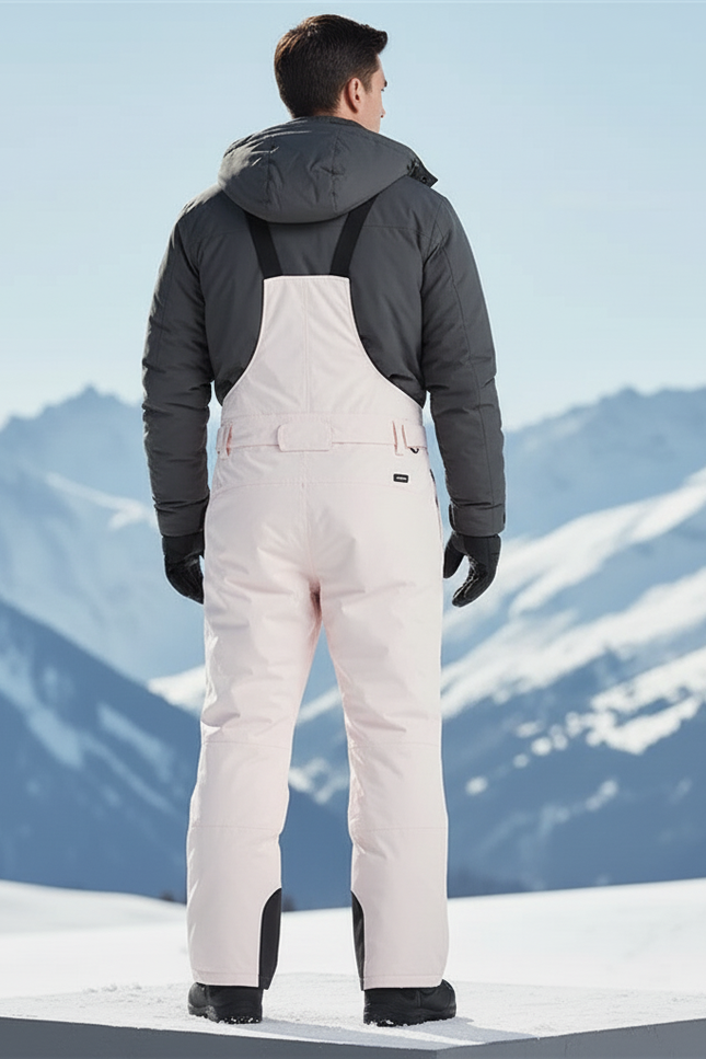 Pantalon De Ski Rose Pâle Salopette Imperméable Homme - Polyester - vue 2