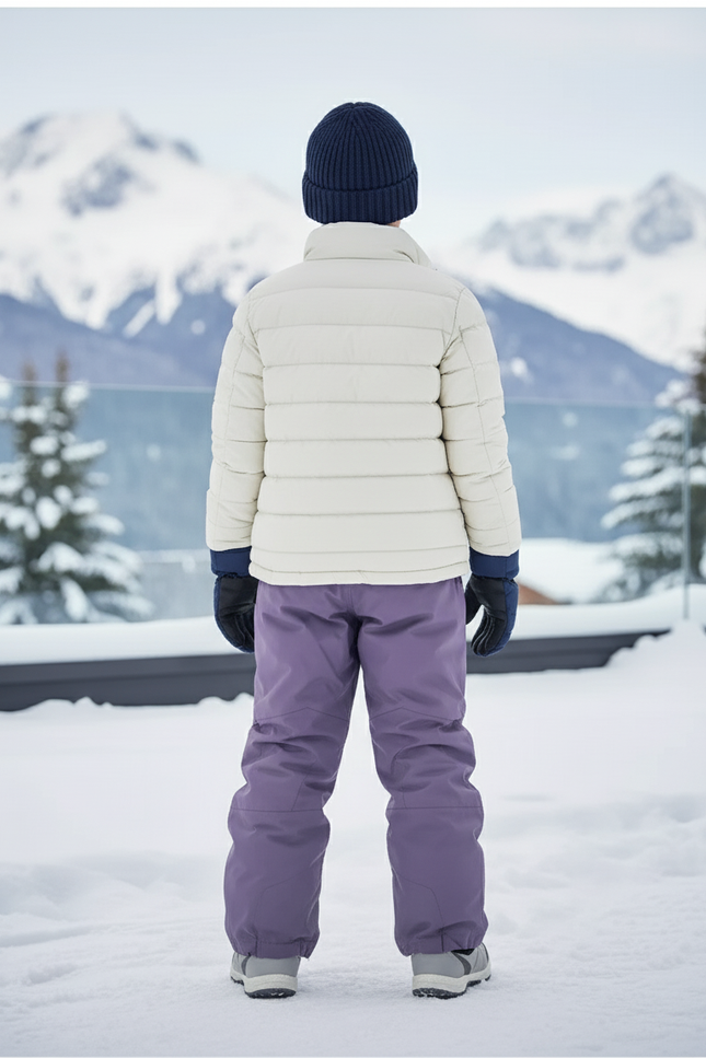 Pantalon De Ski Violet Enfant Imperméable Thermique - Polyester - vue 2