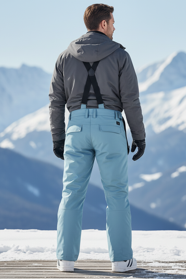 Pantalon De Ski Taille Haute - Bleu Polyester - vue 2