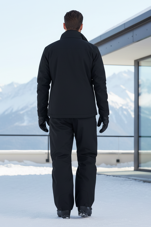 Pantalon De Ski Alpin Homme - Noir Polyester - vue 2