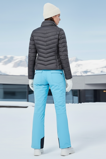 Pantalon De Ski Bleu Ciel Droit Imperméable Respirant Hiver - Polyester - vue 2