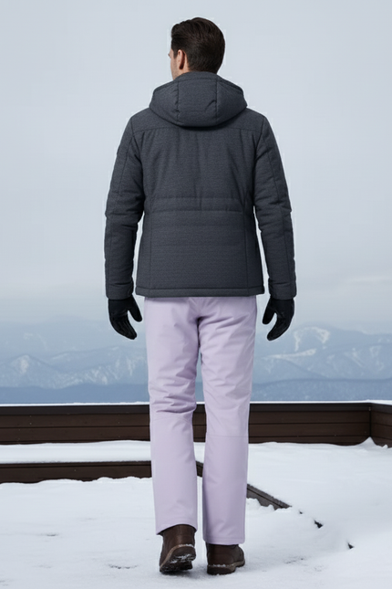 Pantalon De Ski Lilas Droit Imperméable Respirant Hiver - Violet Polyester - vue 2