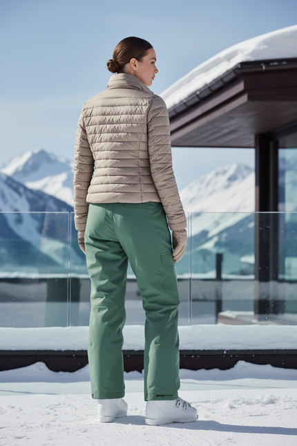 Pantalon De Ski Vert Ample Imperméable Unisexe Hiver - Polyester - vue 2