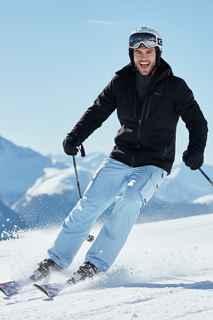 Pantalon De Ski Bleu Ciel Imperméable Cargo Homme Hiver - Polyester - vue 3