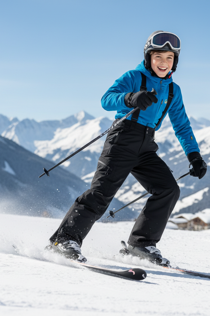 Pantalon Ski Haut De Gamme - Noir Polyester - vue 3