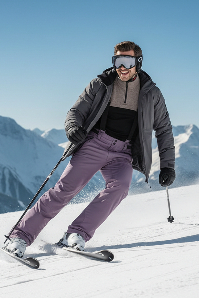 Pantalon De Ski Violet - Polyester - vue 3