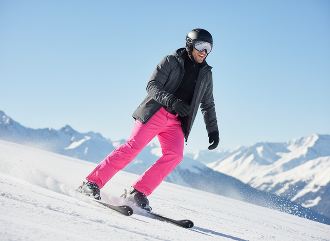 Pantalon De Ski Rose Fluo - Polyester - vue 3