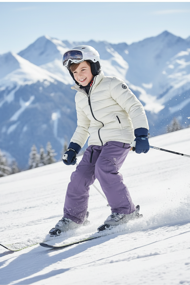 Pantalon De Ski Violet Enfant Imperméable Thermique - Polyester - vue 3